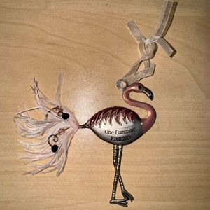 Friendship Flamingo Ornament